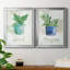 Basilic en pot - Ensemble de 2 peintures sur toiles-1337201792-1337202044