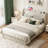 48.4'' Upholstered Bed with 4 Drawers, Bed with Storage Headboard and Charging Station-74150210