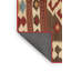 Tapis brun/vert de zone contemporaine-1855676464