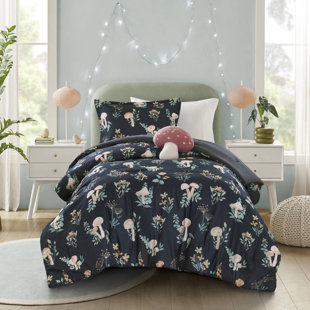 Ensemble d'édredon de jardin 3 pièces pour lit simple / simple TG avec taie décorative et coussin décoratif