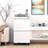 2-drawer Mobile File Cabinet With Lock, Rolling File Cart For Legal/letter/a4 Files, Fully Assembled With Casters-1371497904