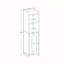 Armoire de rangement pour salle de bain, armoire de coin avec portes et tablette réglable, armoire à papier hygiénique étroite, organisateur de salle de bain pour petits espaces-1816369076-1816369075