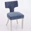 Ensemble de 2 chaises de salle à manger de style Mid-Century moderne avec pieds en acier inoxydable-2098247370