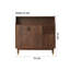 Armoire simple en bois massif brun