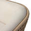 Fauteuil pivotant d'extérieur Emilian - Crème Vergo