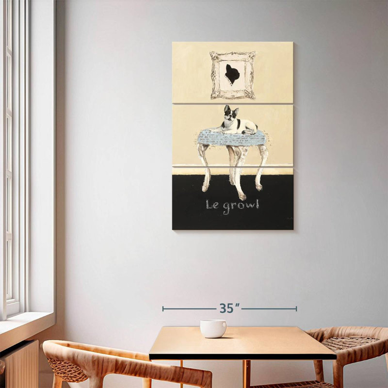 Brampt Le Growl, 57" H x 36" W