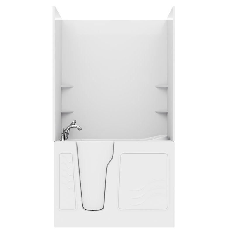 Telluride 47" x 27" Walk in Air with Faucet and Integrated Seat, Left