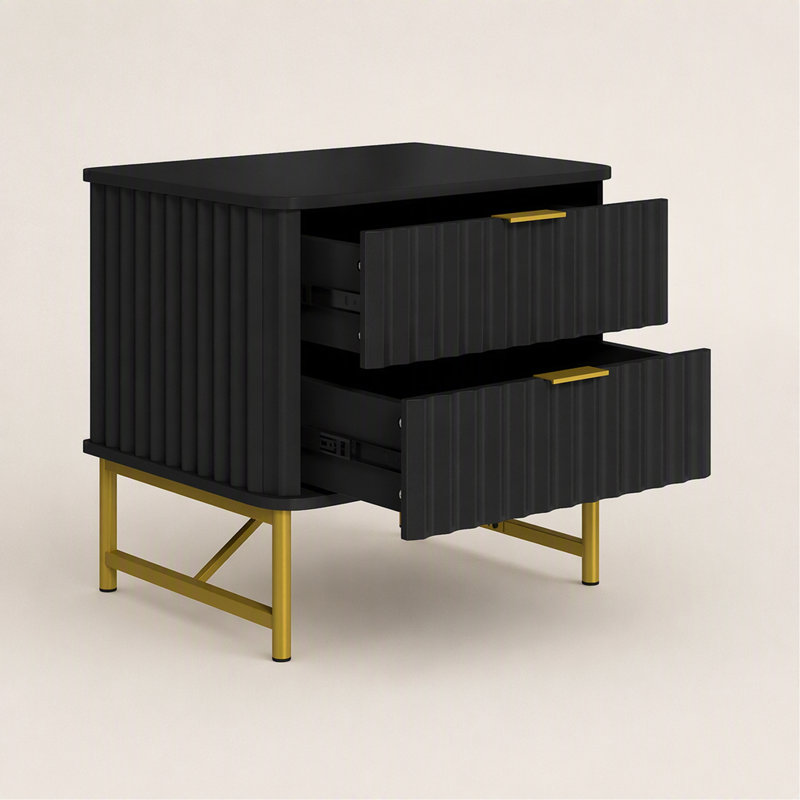 2 tiroirs
 Table de chevet