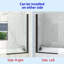 Mahler 1400mm H Pivot Semi-Frameless Tub Door with Clear Glass-1191123463-1191123576-1191123460