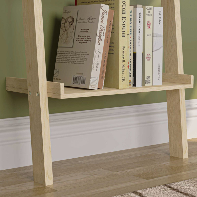 Ogilvie 56cm W Ladder Bookcase, 100.5cm H, Pine