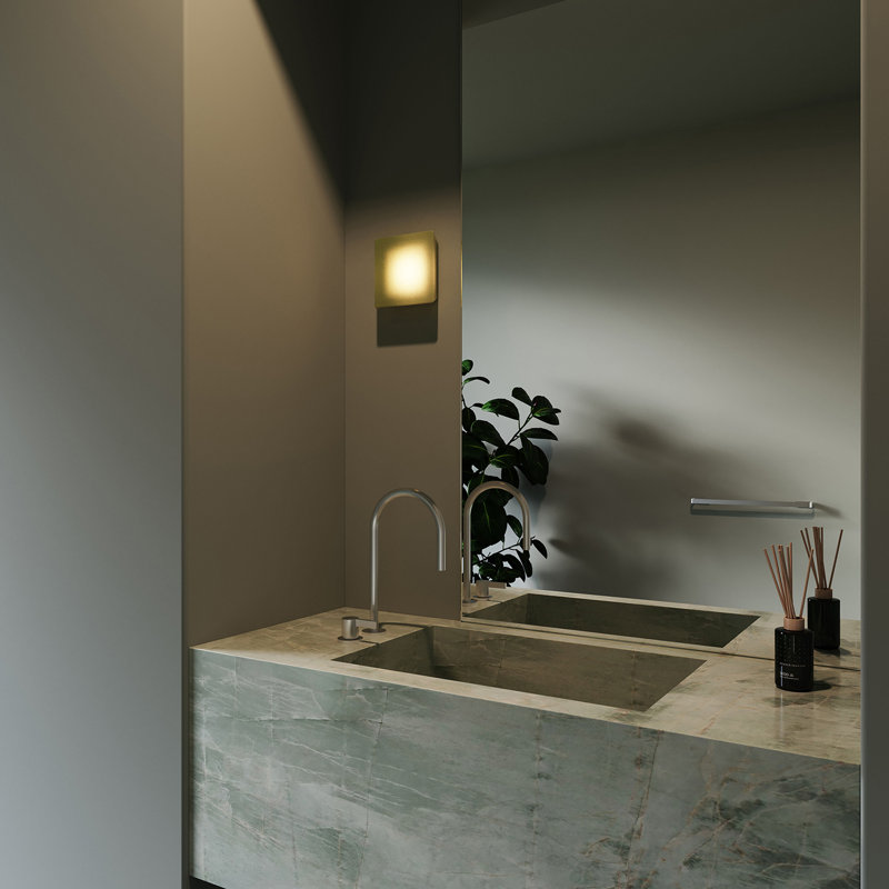 Mist 1 - Light LED Flush Mounted Sconce, Clear, Round