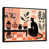 Toile avec cadre flottant noir sélectionné