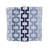 Cuff-Links Polyester Geometric Square Napkin-14623284-14623285