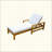 Acacia Wood Adjustable Backrest Outdoor Lounge Chair, Suitable For Gardens, Terraces, And Poolside Areas-1952335093