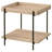 Light Brown Square Engineered Wood End Table