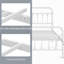 Metal Bed Frame with Vintage Headboard-435665686-408819812