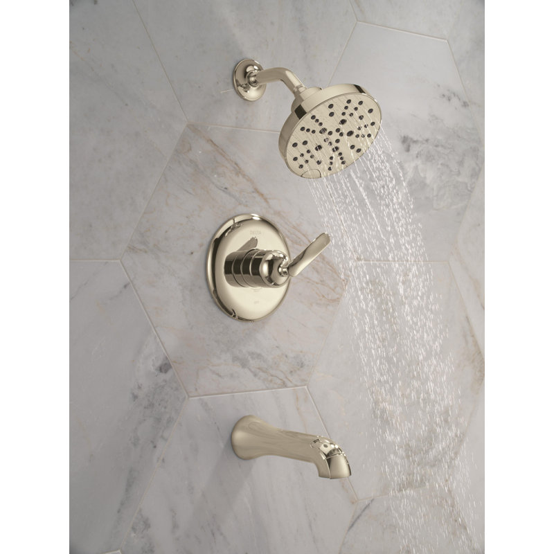 14 Series Tub Shower Trim, Lumicoat Polished Nickel