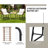 Artis Beachcrest Home? 3pcs Outdoor Bistro Set Patio Conversation Furniture Set W/ Cushions-880038195