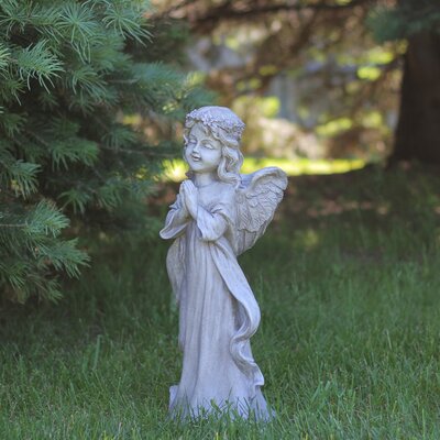 21"" Angel Standing In Prayer Outdoor Garden Planter Statue -  Northlight Seasonal, NORTHLIGHT AG16103