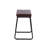 Ebern Designs Selma Bar Stools Set of 2, PU Leather, Iron Legs-1697485667-1676733198