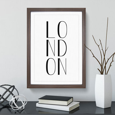 London - Picture Frame Typography
