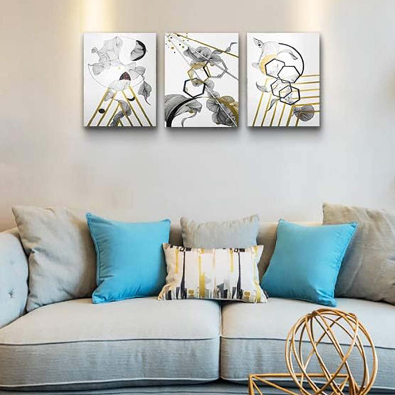 3 Piece Wrapped Canvas Wall Art