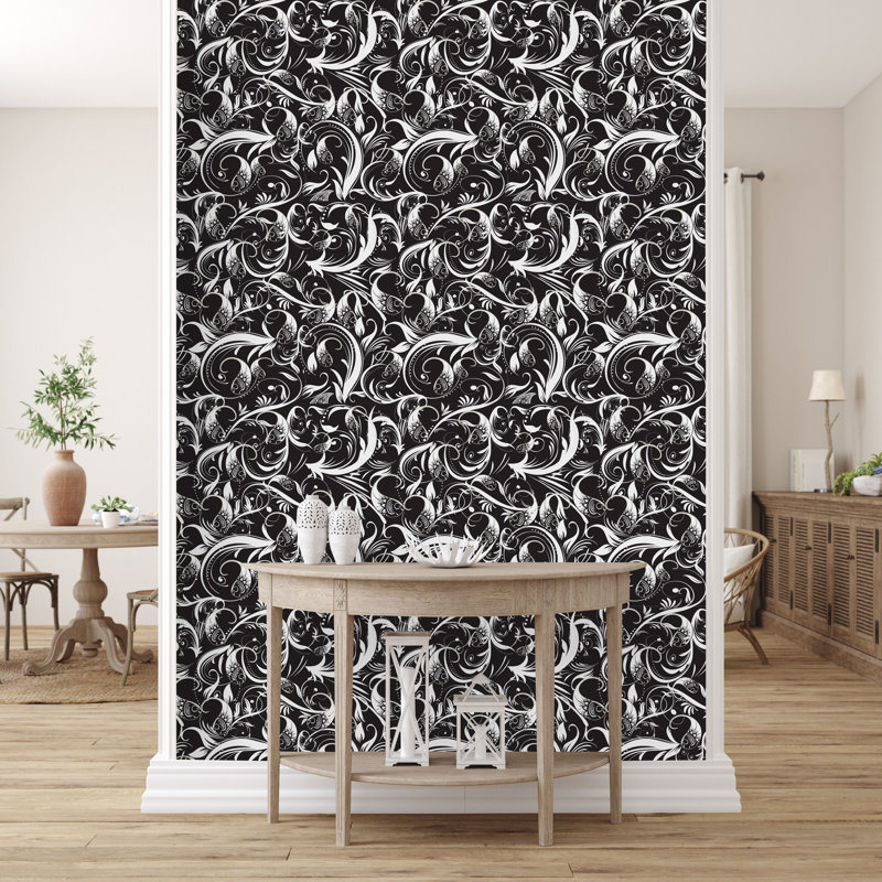 Panneau de papier peint, L 18,75 po x l 25 po, Vinyle