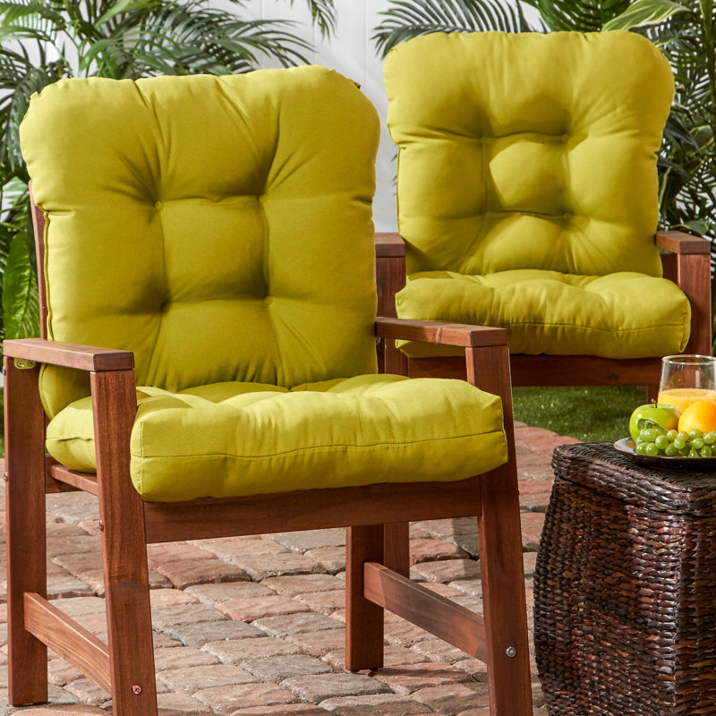 Coussin de chaise d'extérieur Lester, Kiwi, 2, H 21 po x l 21 po x P 21 po
