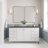 Chicago 60'' Double Bathroom Vanity with Top-101285422-86455834-86455833