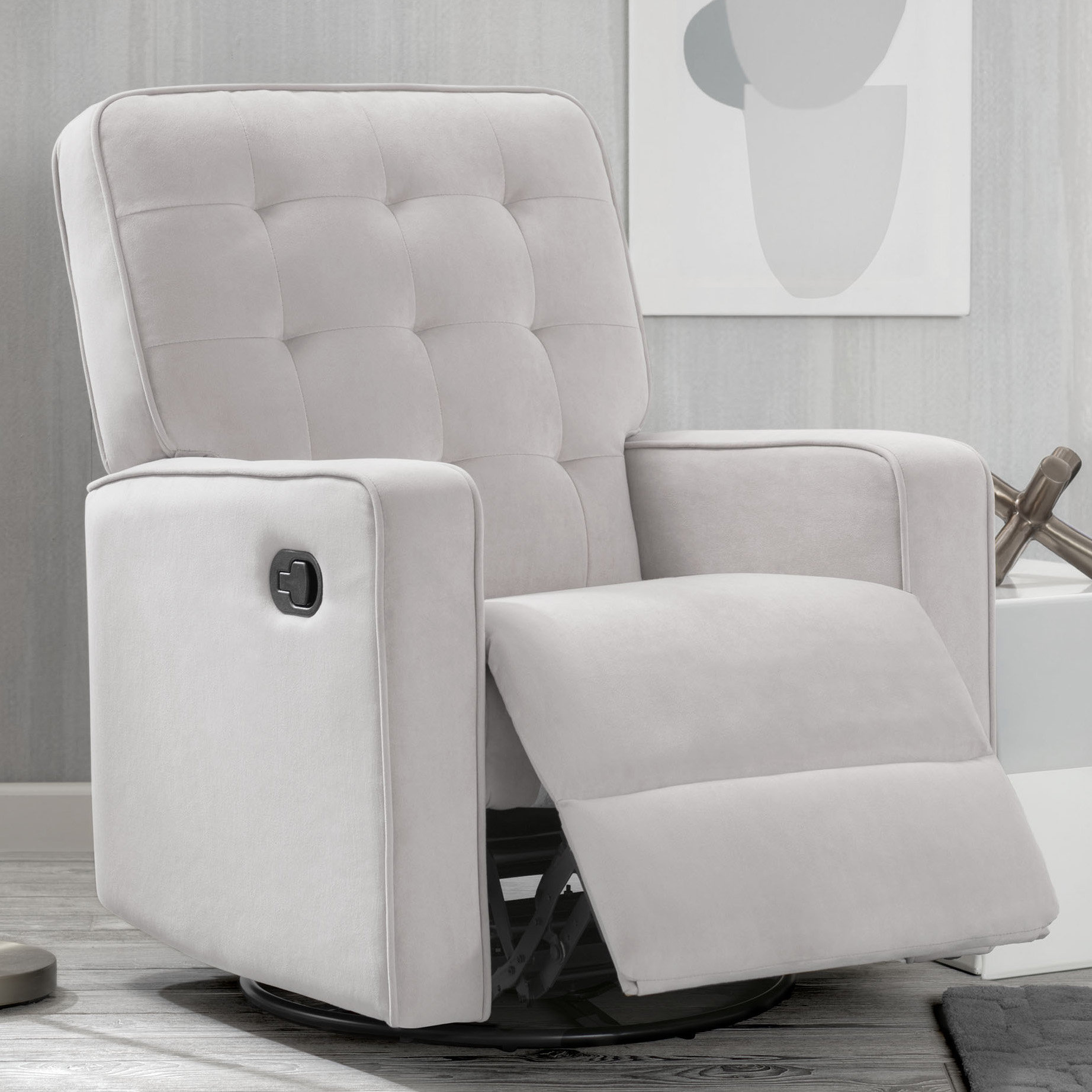 Gavin nursery manual swivel glider cheap recliner