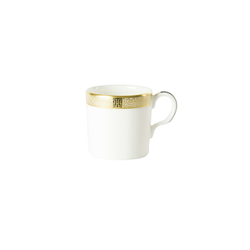 Satori Bone China Espresso Cup, White/Gold