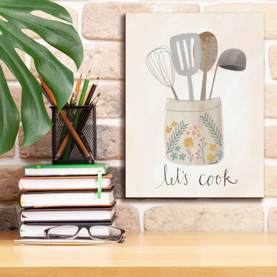  'Let's Cook' by Katie Doucette Canvas Wall Art, 12" x 16"