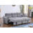 Velvet L-Shaped Sectional Reversible-1215889329