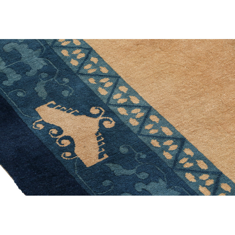 One-of-a-Kind Rectangle 8'9”x11'6” Hand Knotted Area Rug