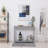 2-Tier Console Table, Sofa Side Table With Storage Shelf, Behind Sofa Table