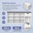 10 Pair Shoe Storage Bench With Drawer-1229005089