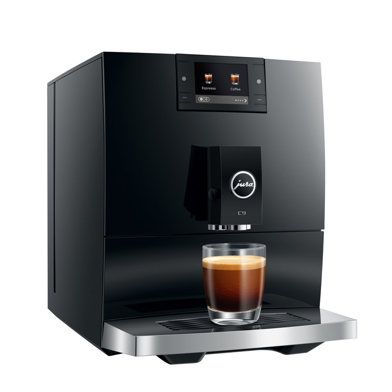 C9 Piano Black Automatic Coffee Machine, Black