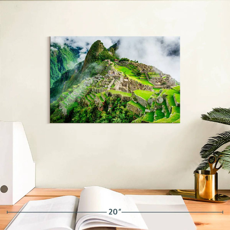 Lilie, ruines incas, Machu Picchu, H 8 po x l 12 po