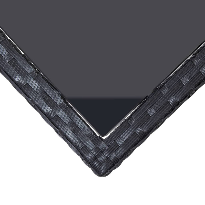 Arnob Coffee Table, Black, Black