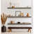 Emerald Lee 3 Piece Oak Floating Shelf