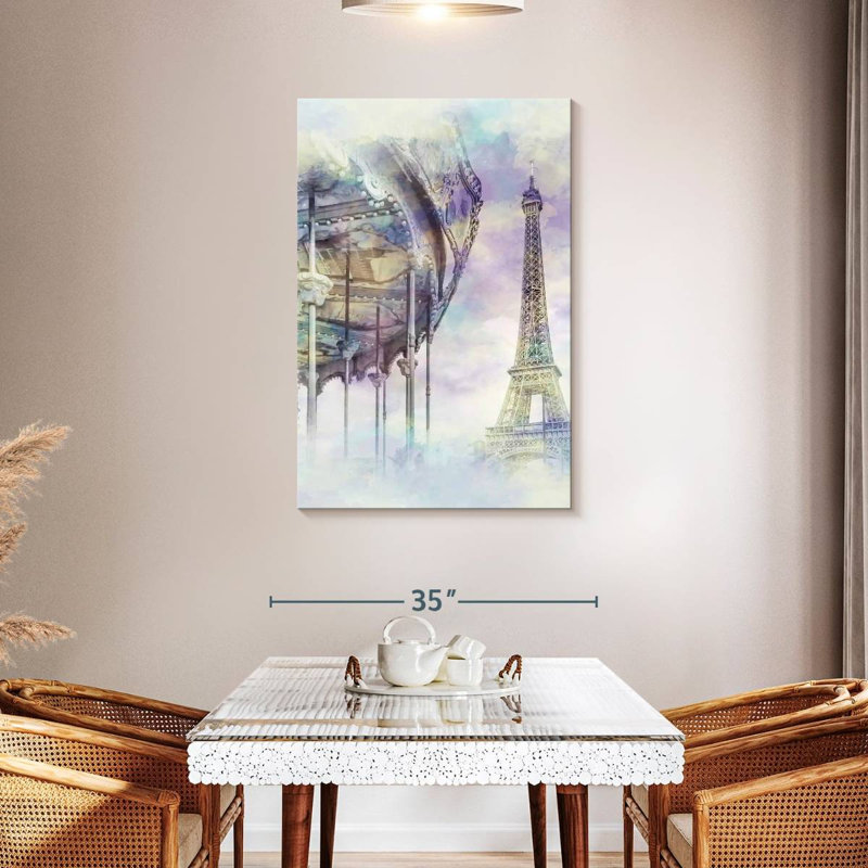 Aime Typical Paris, 45" H x 30" W
