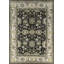 Tapis noir en laine noir Oushak 9 x 12