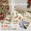 Tapis décoratif Softra motif sapin de Noël-2042663238