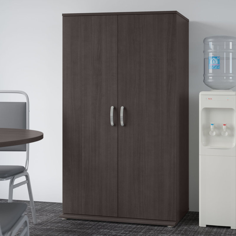 Universal Storage 5 -Shelf Storage Cabinet, Storm Grey