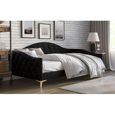 Platform Bed With USB Ports And LED Belt