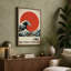 Tokyo Wave Rising Japandi - Wrapped Canvas-2075026145-2075026151