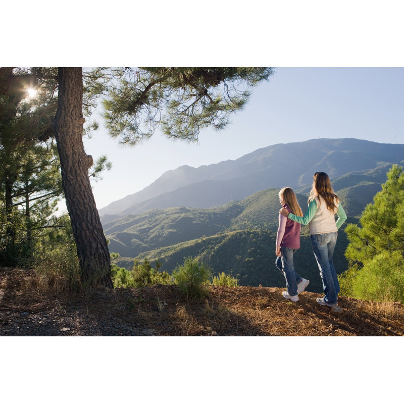 Overlooking Mountains by Steve Sparrow - Wrapped Canvas Print, 51cm H x 76cm W