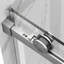 Porte de douche coulissante sans cadre l 56 à 60 po x H 72 po, porte de douche en verre imperméable avec système de fermeture en douceur supérieure, verre trempé de 5/16 po (8 mm), couche facile à nettoyer des deux côtés-129384590
