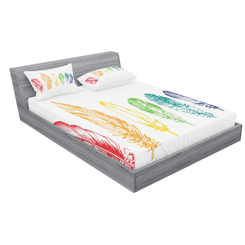 Microfiber Sheet Set, Full Sheet Set with Fitted Sheet
