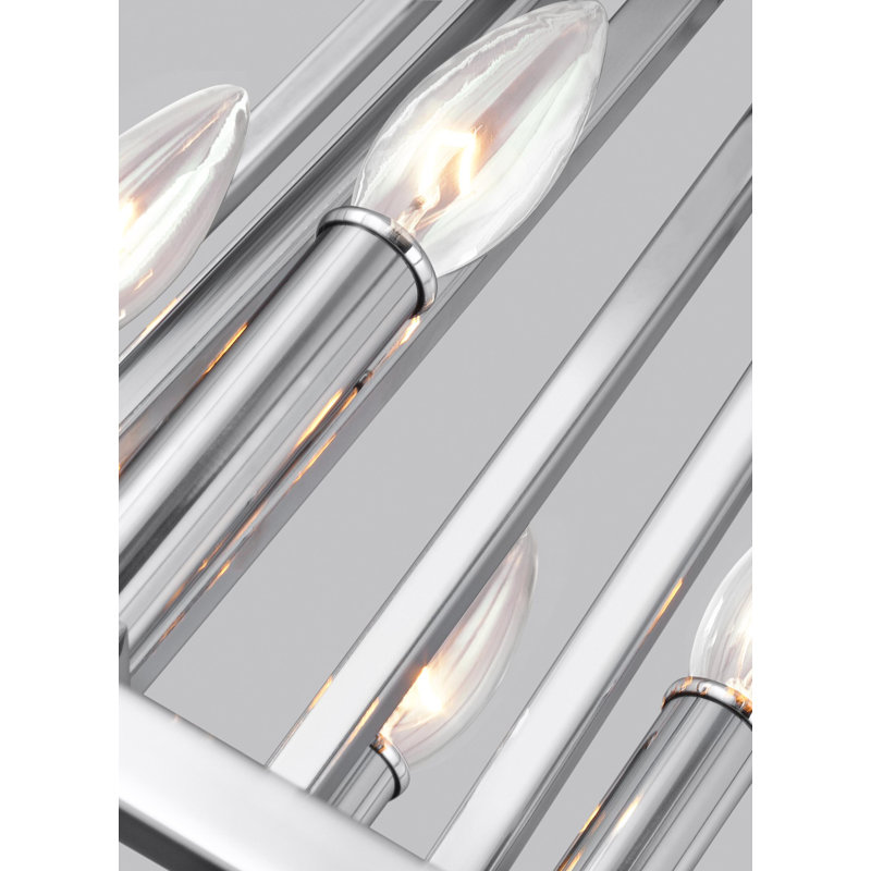 Conant 4 - Light Pendant, 18" H x 13" W x 13" D, Chrome
